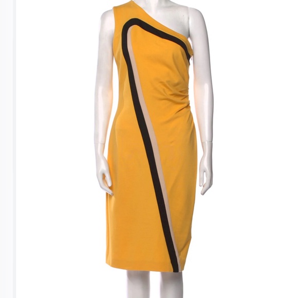 Escada Colorblock Pattern Midi Length Dress - Picture 11 of 12